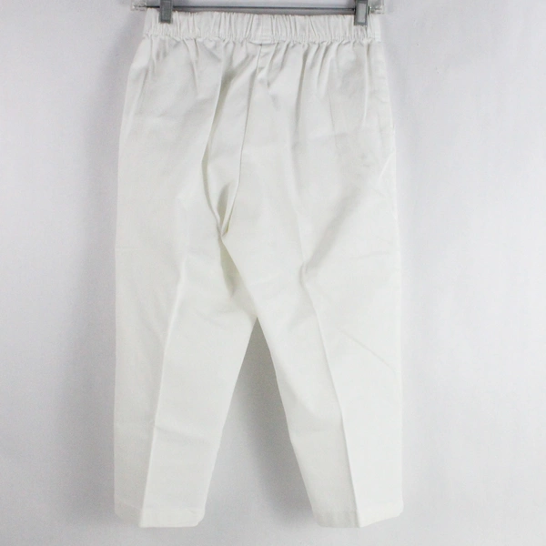 American Sweetheart Women's White Denim Elastic Waist Capri Pants Size SP