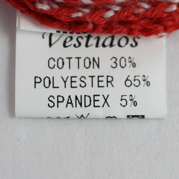 Festive Red Unisex Medium Christmas Sweater with Reindeer & Polka Dots