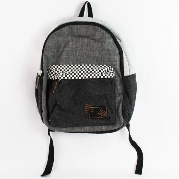 Target Kid's Backpack 2017 Black Gray White Superhero Design Pre-Owned