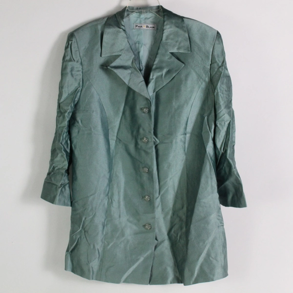 3 Piece Paul Blair Green Skirt Suit Set Women's Large