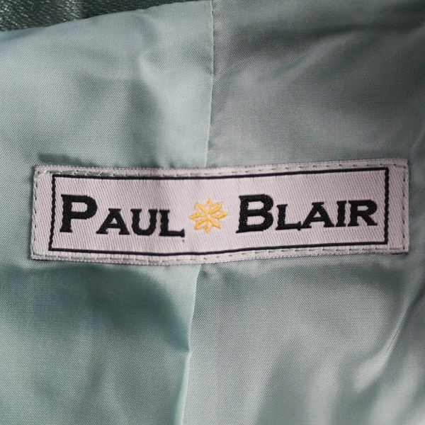 3 Piece Paul Blair Green Skirt Suit Set Women's Large