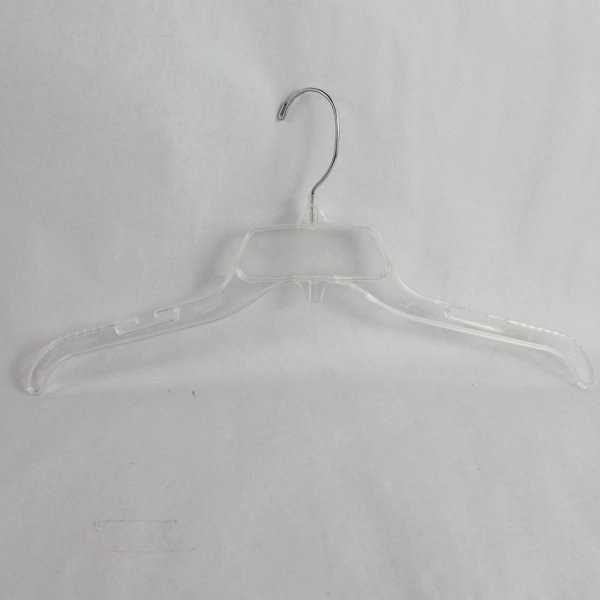 Lot of 10 Clear Plastic Clothes Hangers - Closet Storage & Organization