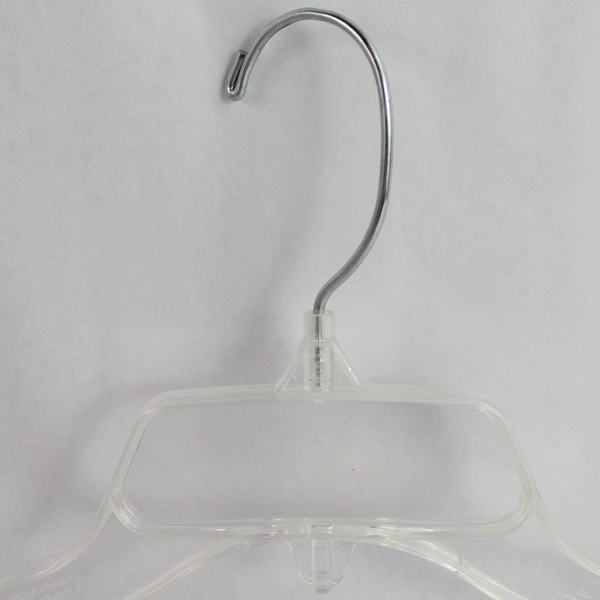 Lot of 10 Clear Plastic Clothes Hangers - Closet Storage & Organization