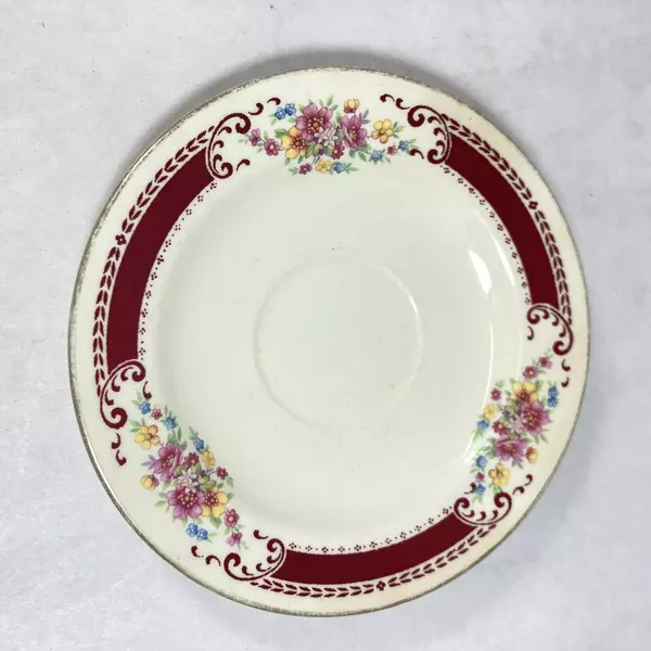 Lot of 3 Vintage Homer Laughlin Majestic 6" Saucers July & August 1950