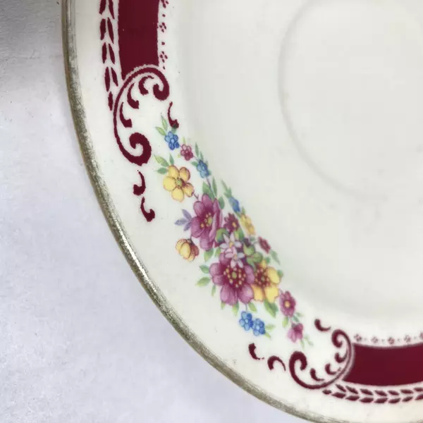 Lot of 3 Vintage Homer Laughlin Majestic 6" Saucers July & August 1950