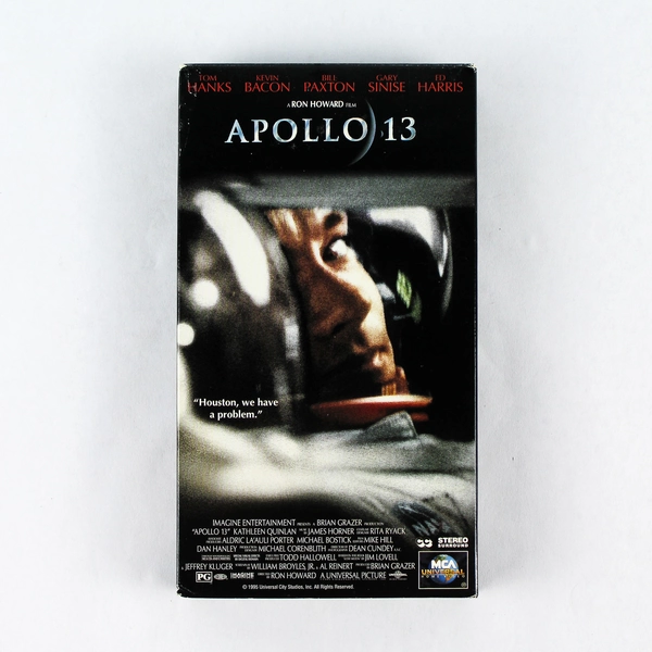 Apollo 13 VHS Movie Universal Pictures 1995 Tom Hanks Kevin Bacon Ed Harris