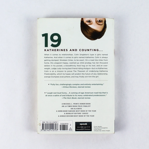 An Abundance of Katherines by John Green 2006 Paperback - Pre-Owned Condition