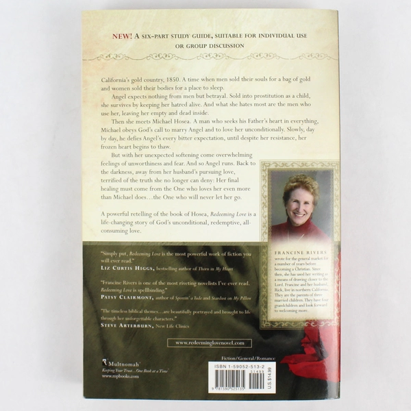 Redeeming Love 20th Anniversary Edition by Francine Rivers 1997 Paperback