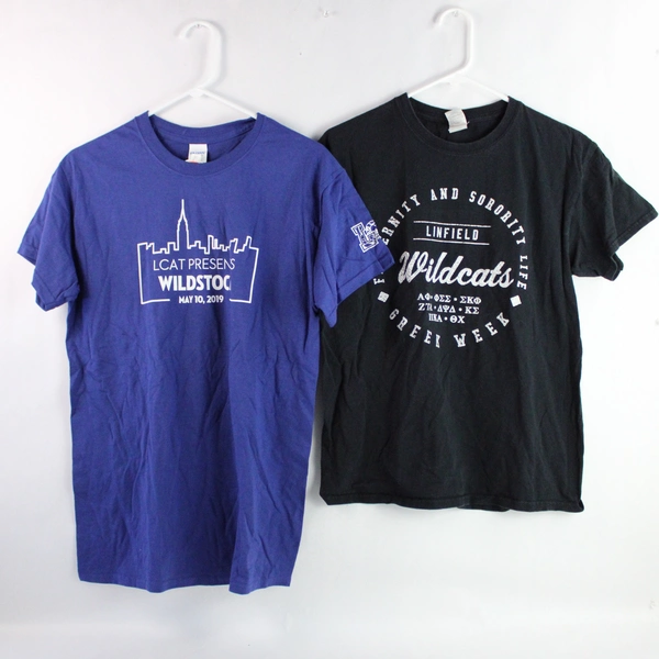 Lot of 3 Linfield University Cotton T-Shirts Adult Size Medium