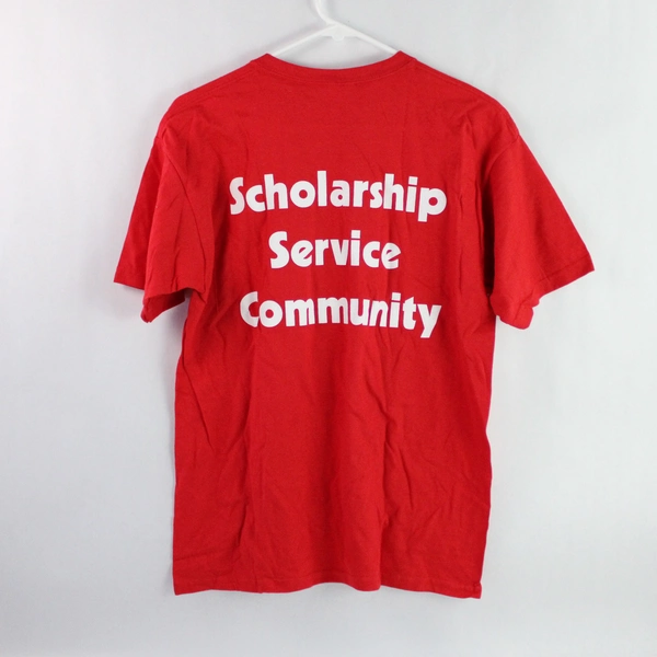 Gildan Red Linfield University Youth XL Cotton Graphic T-Shirt, Good Condition