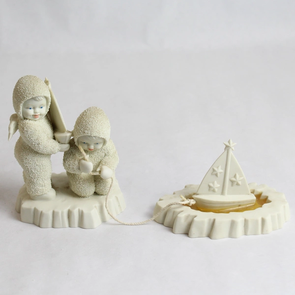 Department 56 Snowbabies Friendship Club 2 In 1 Figurine 2000 Sailing The Seas