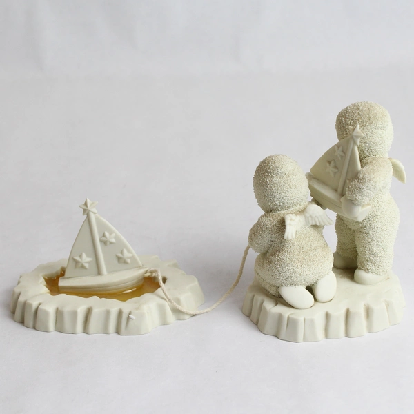 Department 56 Snowbabies Friendship Club 2 In 1 Figurine 2000 Sailing The Seas