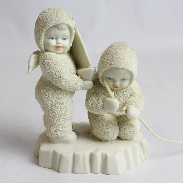 Department 56 Snowbabies Friendship Club 2 In 1 Figurine 2000 Sailing The Seas
