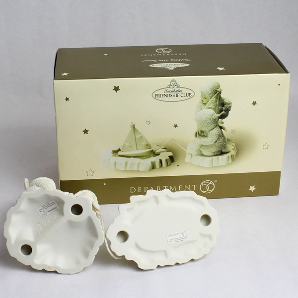 Department 56 Snowbabies Friendship Club 2 In 1 Figurine 2000 Sailing The Seas