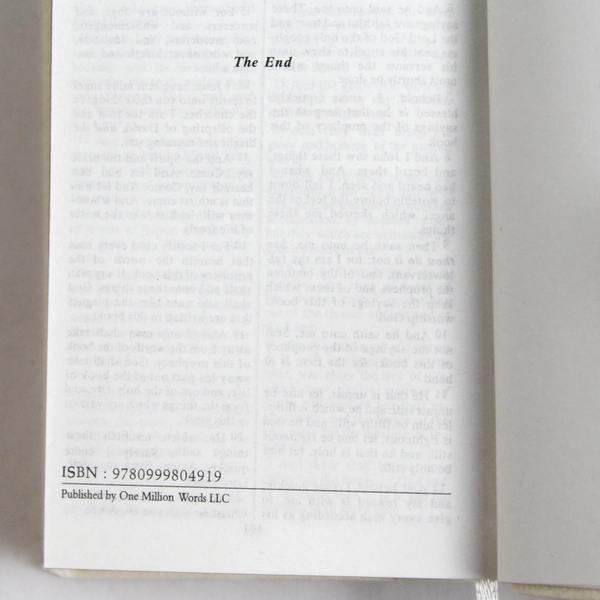 Holy Bible New Testament Red Letter Jesus King James One Million Words