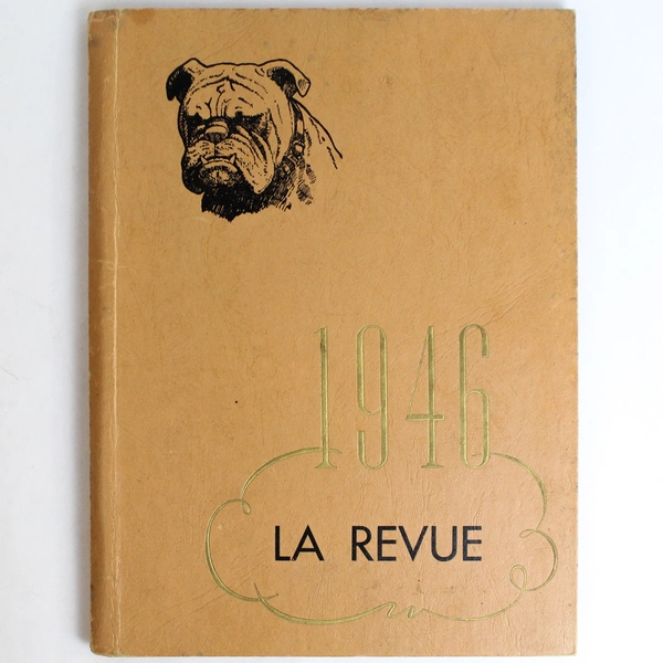 Vintage Willamina Union High School 1946 La Revue Yearbook Soft Cover 