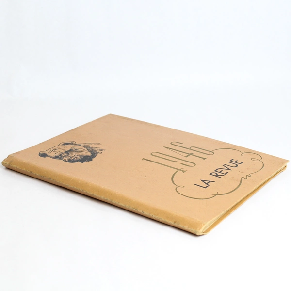 Vintage Willamina Union High School 1946 La Revue Yearbook Soft Cover 