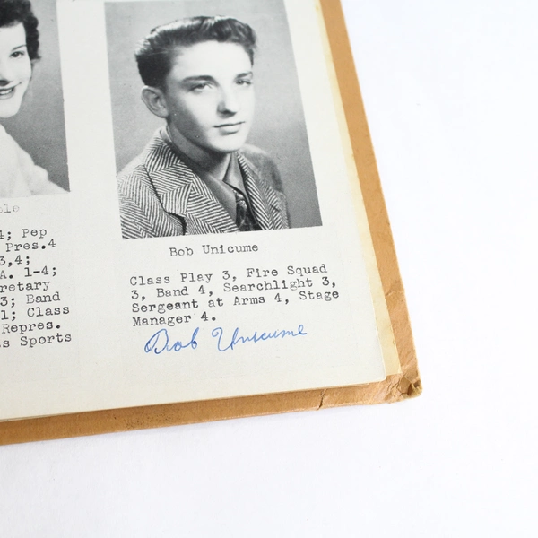 Vintage Willamina Union High School 1946 La Revue Yearbook Soft Cover 