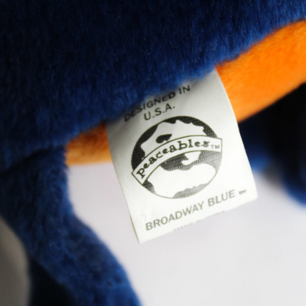 1998 Peaceables Broadway Blue Eastern Bluebird New York Stuffed Toy With Tag