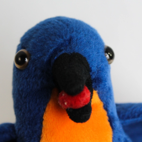 1998 Peaceables Broadway Blue Eastern Bluebird New York Stuffed Toy With Tag