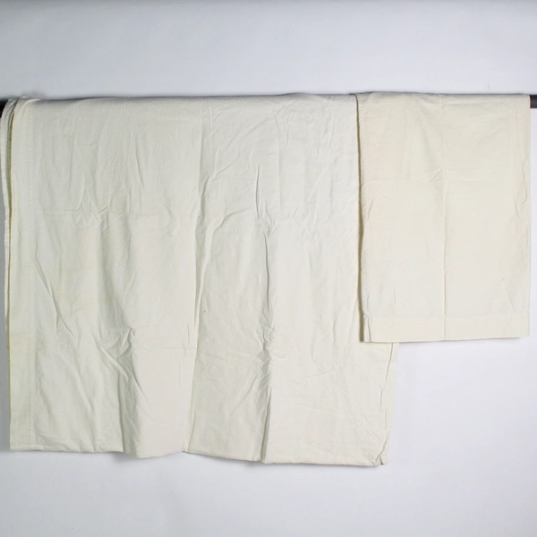 Lot of 2 Martha Stewart King-Size Flat Sheet And Pillowcase DIY Craft Fabric