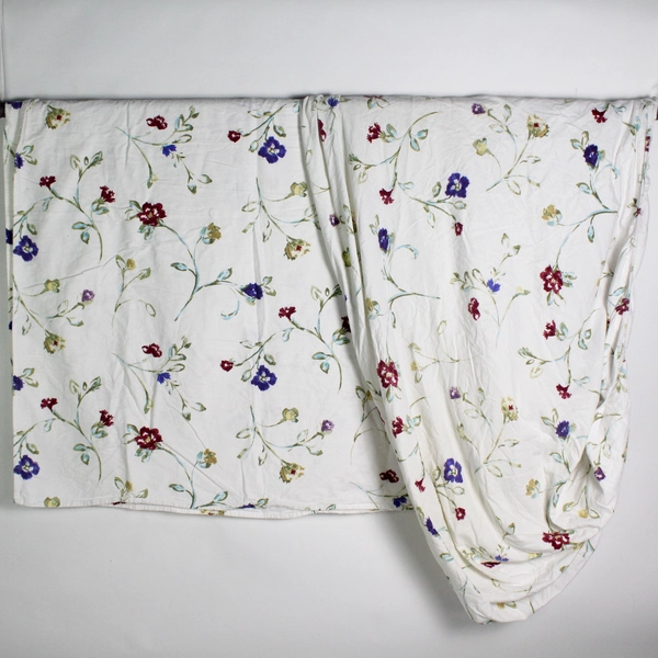 Lot of 2 Marwah Twin XL Floral Pattern 100% Cotton Flannel Sheet Set