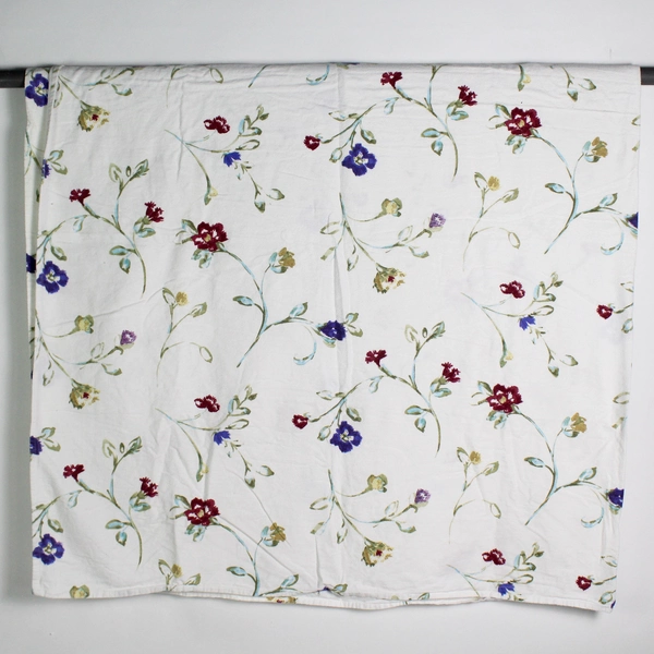 Lot of 2 Marwah Twin XL Floral Pattern 100% Cotton Flannel Sheet Set