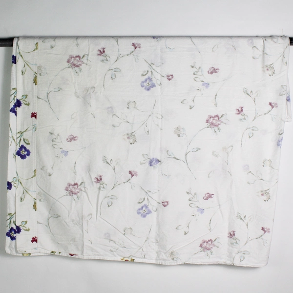 Lot of 2 Marwah Twin XL Floral Pattern 100% Cotton Flannel Sheet Set