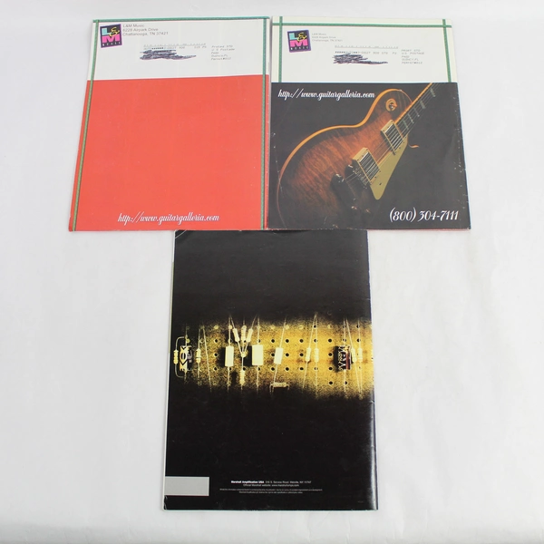 Lot Of 3 Guitar Related Catalogs 2 Guitar Galleria And 1 Marshall Amplification 