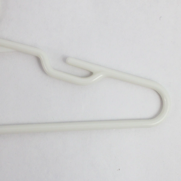 Lot of 10 Opaque White Plastic Children's Tops or Pants Clothes Hangers