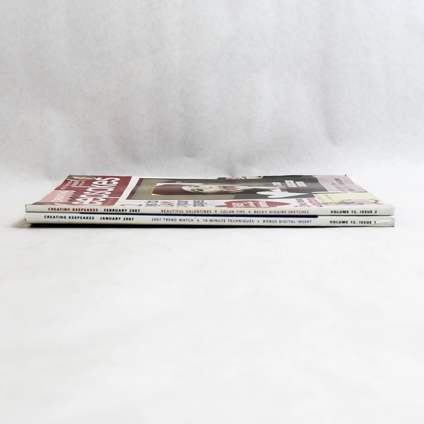 Lot Of 2 Creating Keepsakes Scrapbook Magazine January February 2007