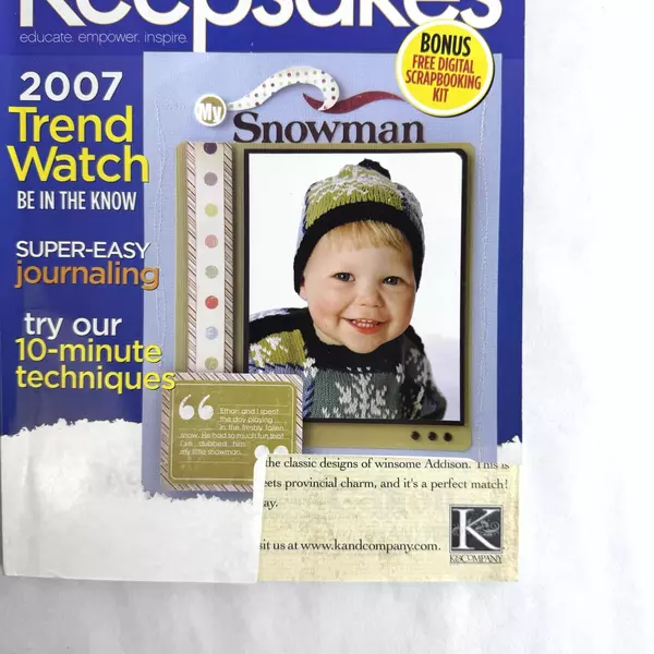 Lot Of 2 Creating Keepsakes Scrapbook Magazine January February 2007