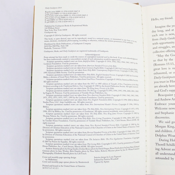 Daily Guideposts 2015 Spirit Lifting Devotionals Hardcover