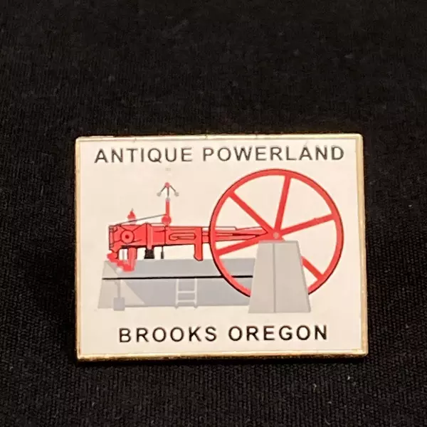 Antique Powerland Brooks Oregon Pinback Hat Lapel Pin Tie Tac Sundance Marketing