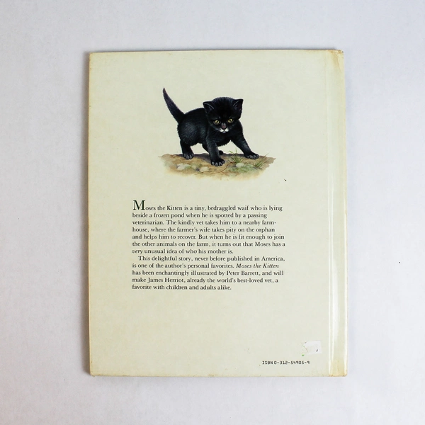 Moses the Kitten by James Herriot 1984 St. Martin's Press Hardcover 