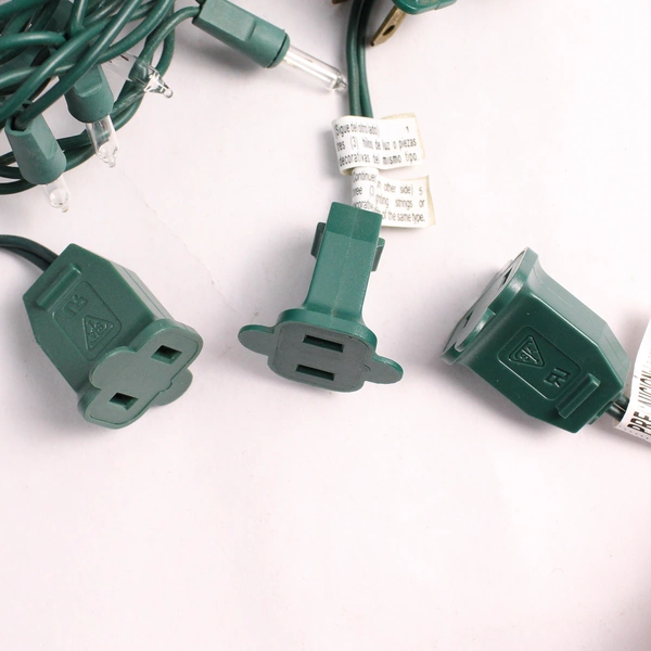 Lot of 3 Green String Warm White Christmas Lights Decor TS-66