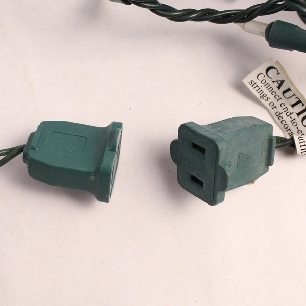 Lot of 2 Green String Warm White Christmas Lights Decor TS-B5