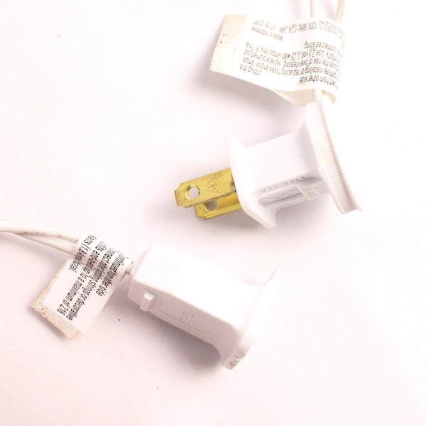 Lot of 2 String Warm White Christmas Lights Decor TS-66 (1 Green, 1 White Cord)