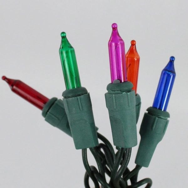 Lot of 2 Green String Warm White Christmas Lights Decor 1 YLECL 1YL-CK1