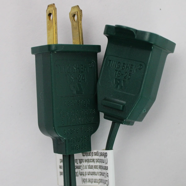 Green String Multi Color Christmas Lights Decor Ting Shen TS-24 4 Bulbs