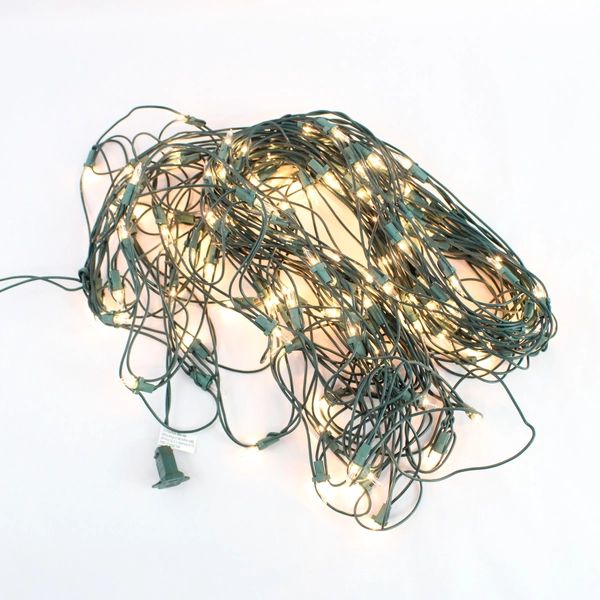 Ting Shen Green String Warm White Christmas Net Lights Decor TS-22 Bulbs
