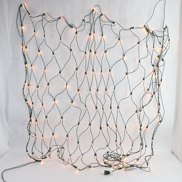 Ting Shen Green String Warm White Christmas Net Lights Decor TS-22 Bulbs