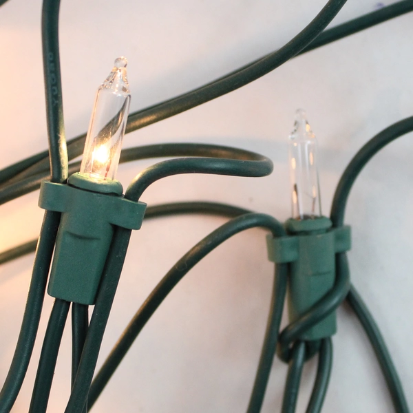 Ting Shen Green String Warm White Christmas Net Lights Decor TS-22 Bulbs