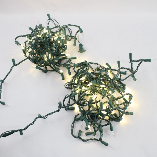 Lot of 2 Green String Bright White Christmas Lights Decor YL-RK2