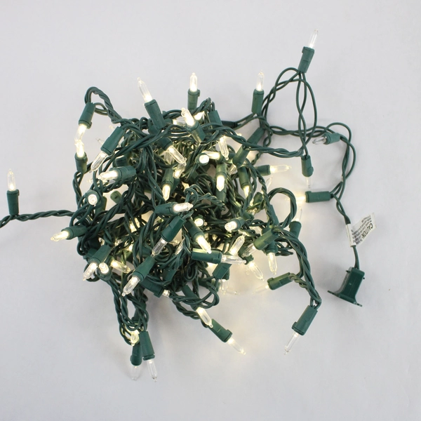 Lot of 2 Green String Bright White Christmas Lights Decor YL-RK2