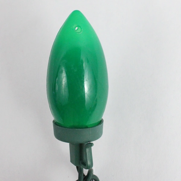 Lot of 2 Green String Multicolor Christmas Lights Decor TS-22