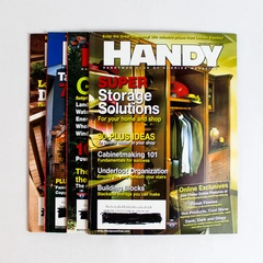 Lot Of 4 Handy The Handyman Club Of America Magazine January to August 2008
