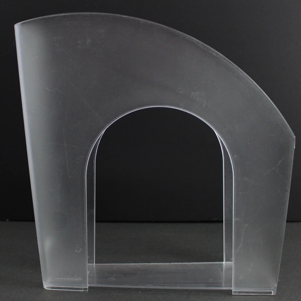 Opaque Plastic Magazine File Holder Home Office Organization 11.25" Tall