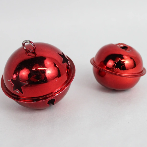 Lot Of 18 Assorted Color Metal Christmas Jingle Bells