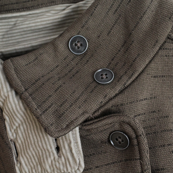 Avalanche Women's Brown Black Button Up Long Sleeve Collared Coat Jacket Size L